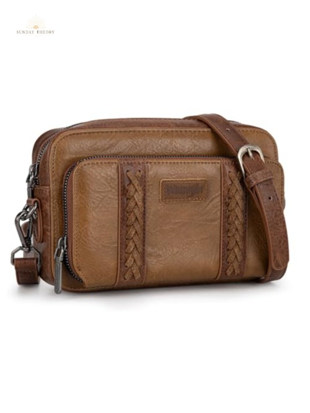 Wrangler Crossbody Bag Shoulder Purse Small Multi Pocket Crossover Adjustable
